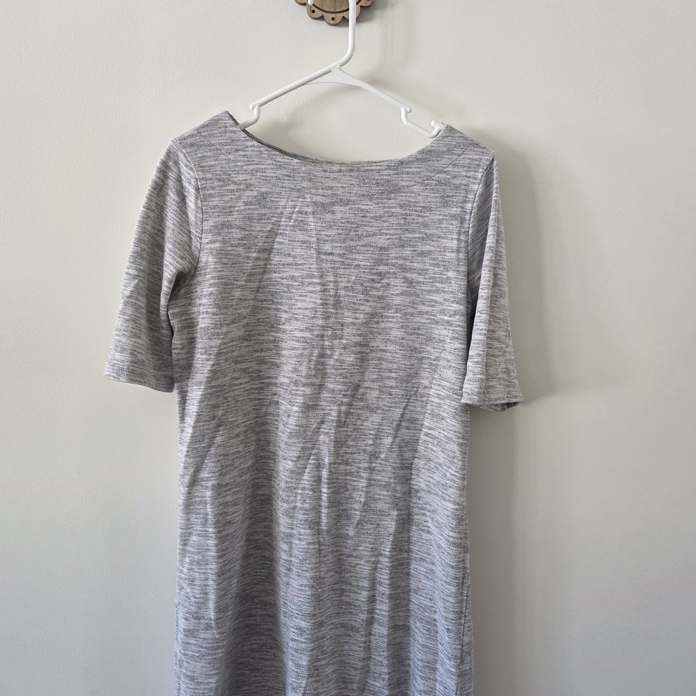 Faded Glory Gray Midi Dress